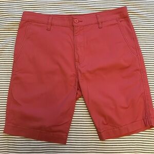 Red Levi’s Chino Shorts